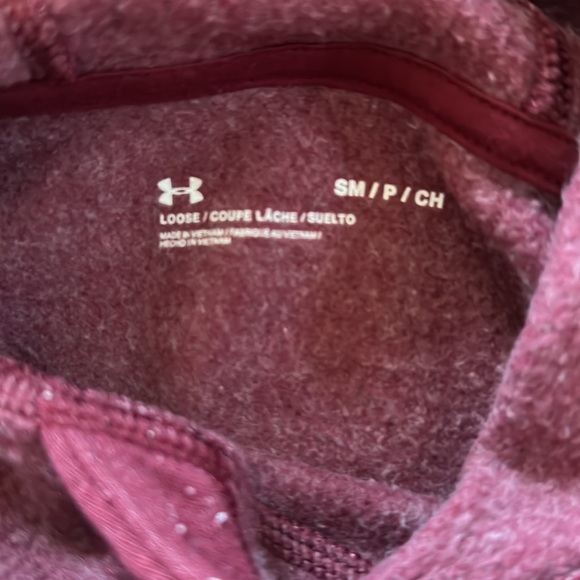 Maroon Under Armor sweatshirt - Picture 2 of 2
